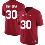 NCAA Men's Alabama Crimson Tide #30 Dont'a Hightower Stitched College Nike Authentic Crimson Football Jersey DF17V70RS
